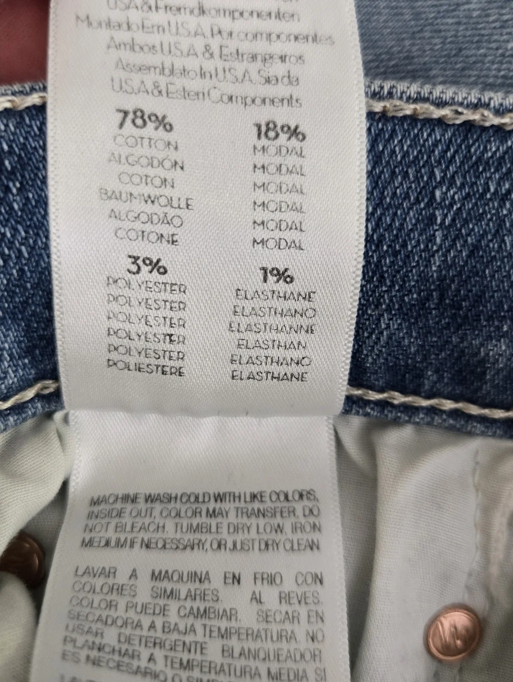 MOTHER The Insider Ankle Crop Jean Size 29 Mid-rise Straight Fit - Picture 15 of 16